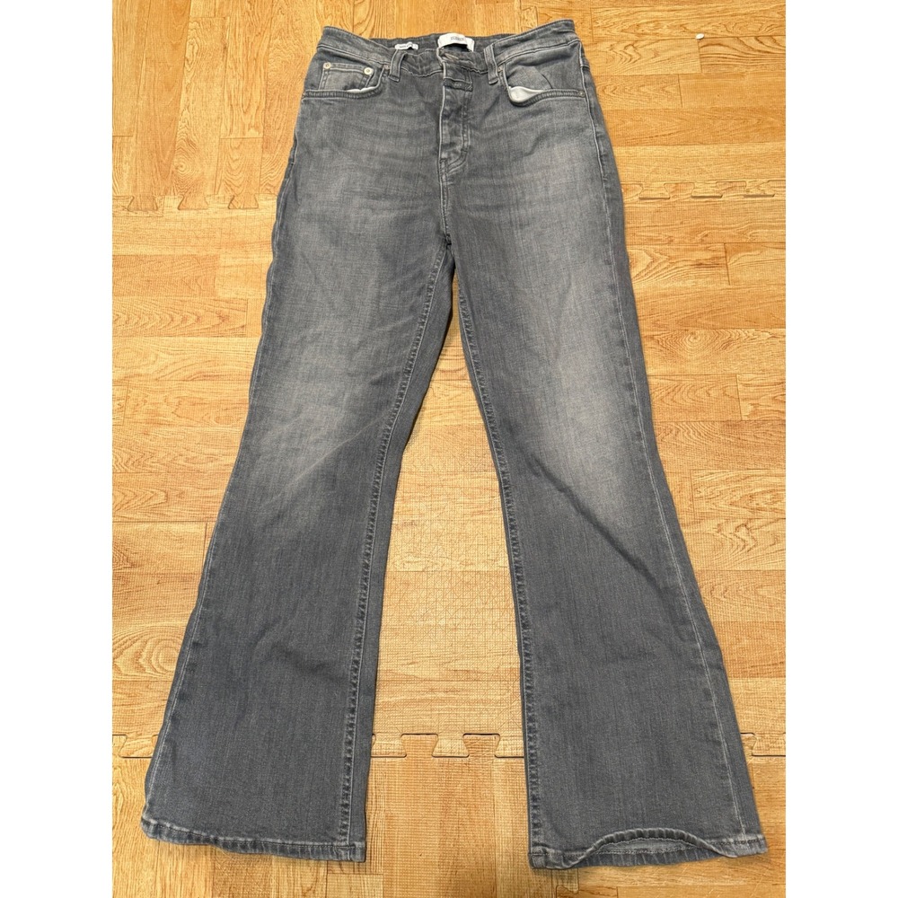 Closed Organic Cotton Flare Leg Jeans Grey Made in Italy Size 26